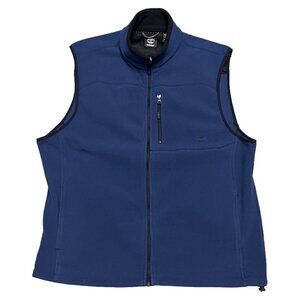 Timberland Fleece Outdoor Designer Blue Casual Light Hiking Vest Mens XL